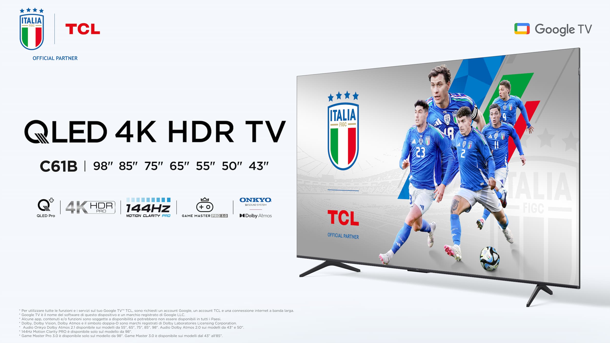 TCL 4K HDR TV